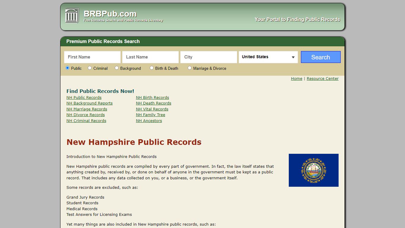 Free New Hampshire Public Records | Search Criminal and Civil Court ...